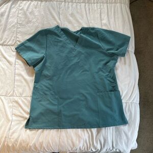 Mandala Teal Scrub Set